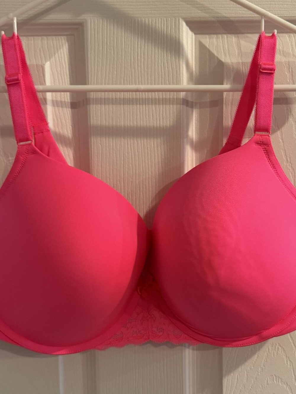 Torrid Curve Women's Pink/Lace Underwire Bra Size 40DD Plus Size Support